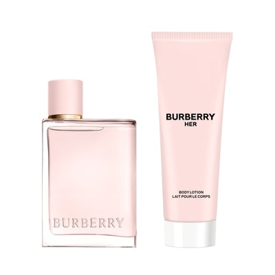 Coffret cadeau duo Burberry Her : eau de parfum pour femme et lait corporel 2