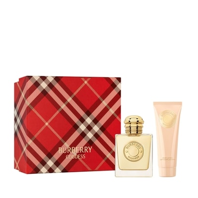 Coffret cadeau duo Burberry Goddess, eau de parfum pour femme et lait corporel