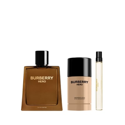 Coffret cadeau Burberry : trio composé de l'eau de parfum « Hero » pour homme et d'un déodorant 2