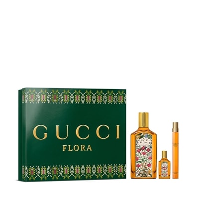 Flora Gorgeous Orchid Eau de Parfum Intense for Women Trio Gift Set