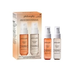 Coffret découverte duo de brumes parfumées pour le corps et les cheveux pour femme de philosophy 1