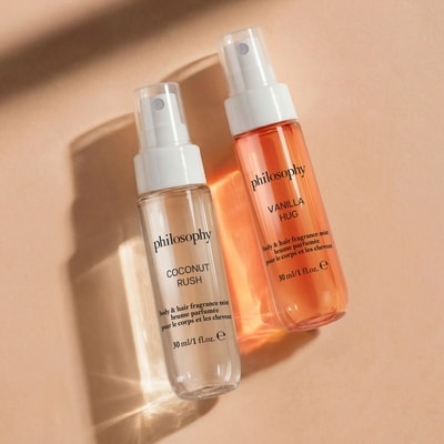 Coffret découverte duo de brumes parfumées pour le corps et les cheveux pour femme de philosophy 5