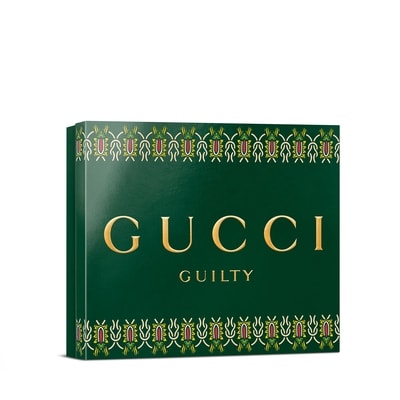 Guilty Pour Homme Eau de Toilette Intense for Men, Shower Gel and Deodorant Stick Trio Gift Set 2