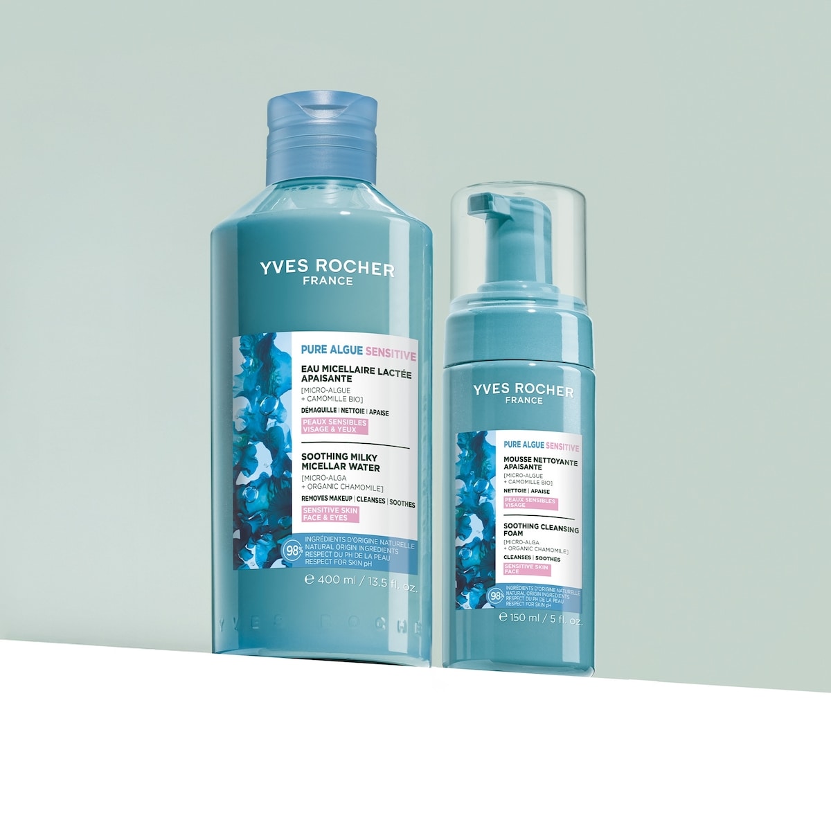 Pure algue sensitive soothing cleansing FOAM