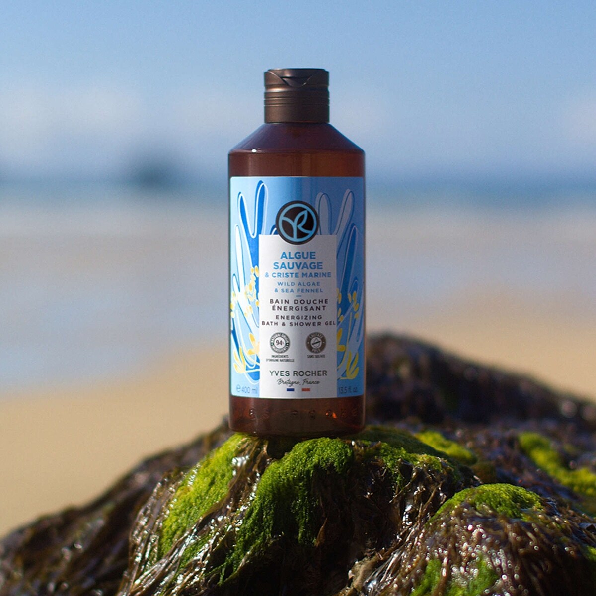 Bain douche énergisant algue sauvage & criste marine