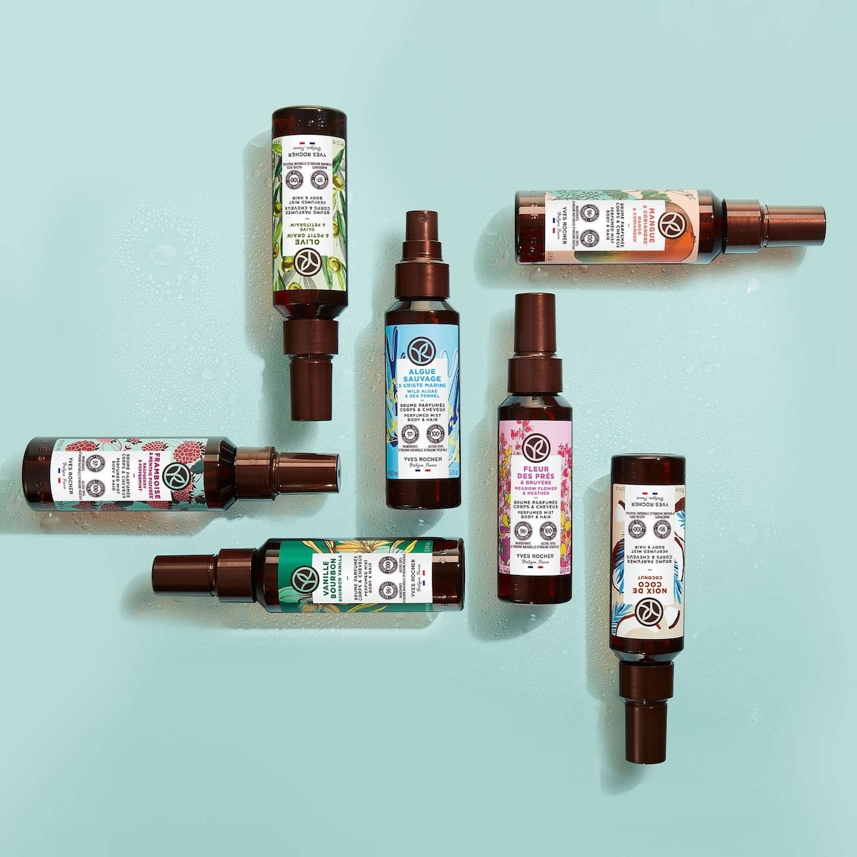 Argan & Rose Petals Perfumed Body and Hair Mist