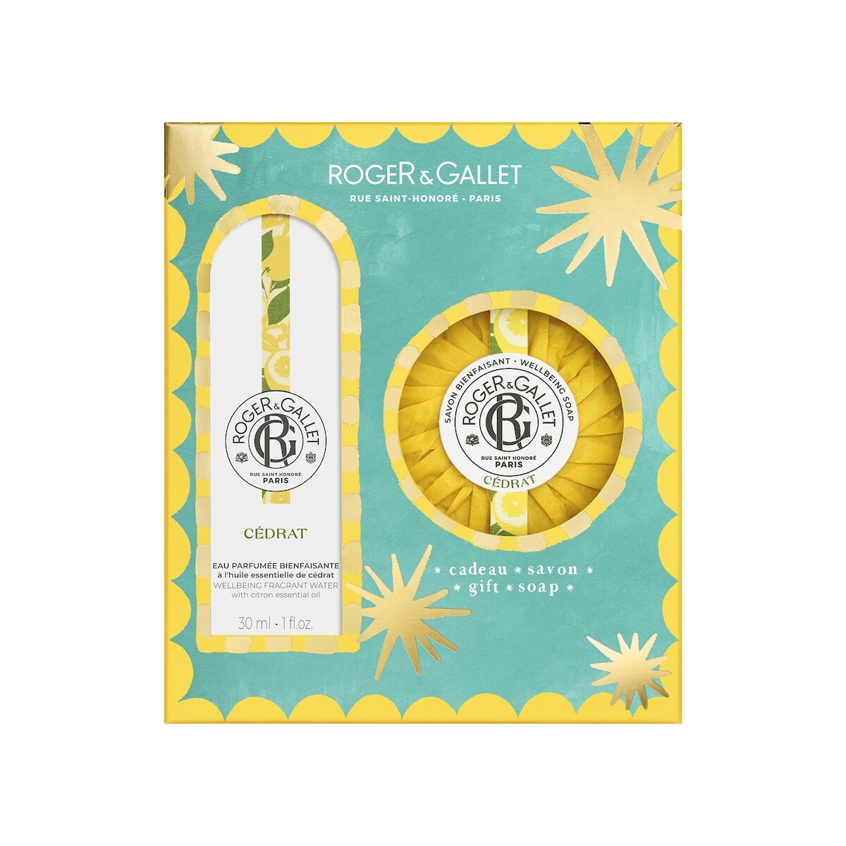 CÉDRAT Wellbeing Fragrant Water & Soap Set