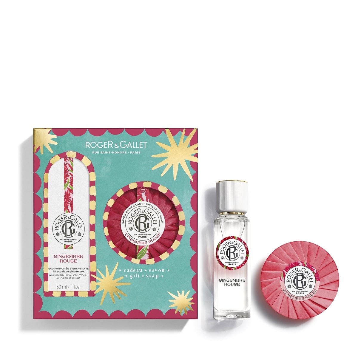 GINGEMBRE ROUGE Wellbeing Fragrant Water & Soap Set