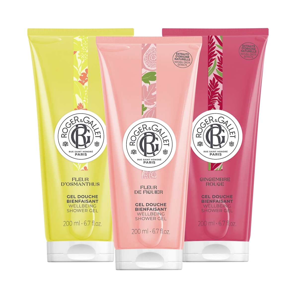 Trio Gels Douche Bienfaisants