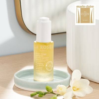 Plumping face serum with 5 organic vegetal oils 2