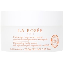 Refillable nourishing body scrub with sugar and organic vegetal oils 1