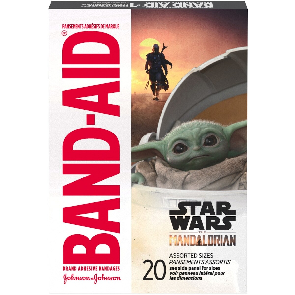 Pansements adhésifs pour enfants, Star Wars The Mandalorian