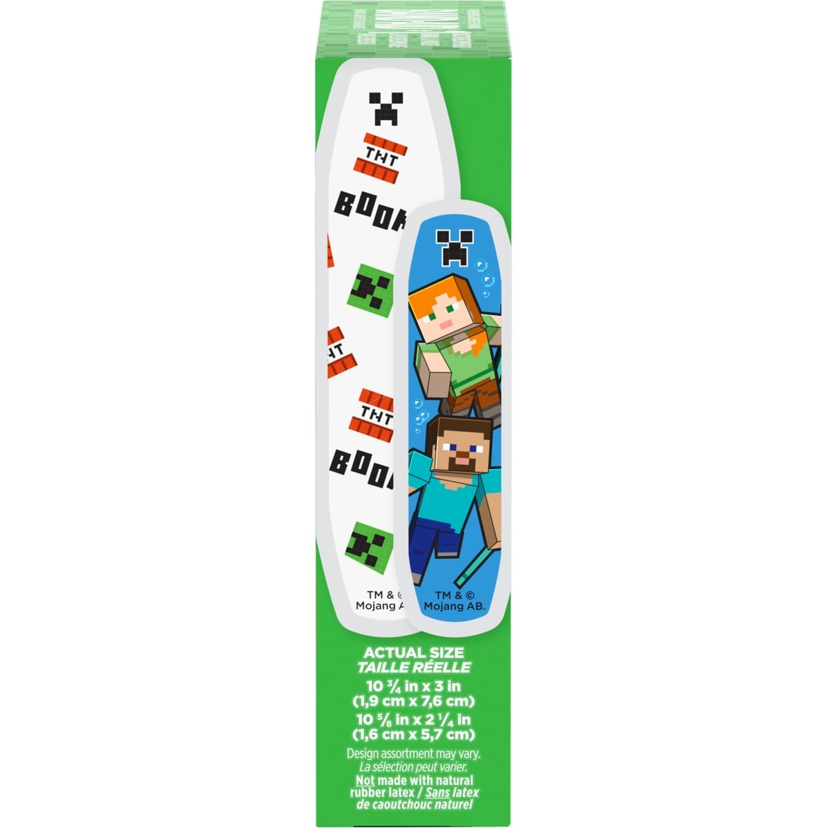 Minecraft Adhesive Bandages, assorted sizes