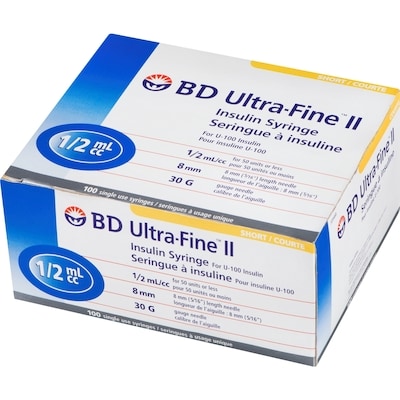 Ultra-Fine 0.5ML 30G 8MM Syringe (5/16") 3