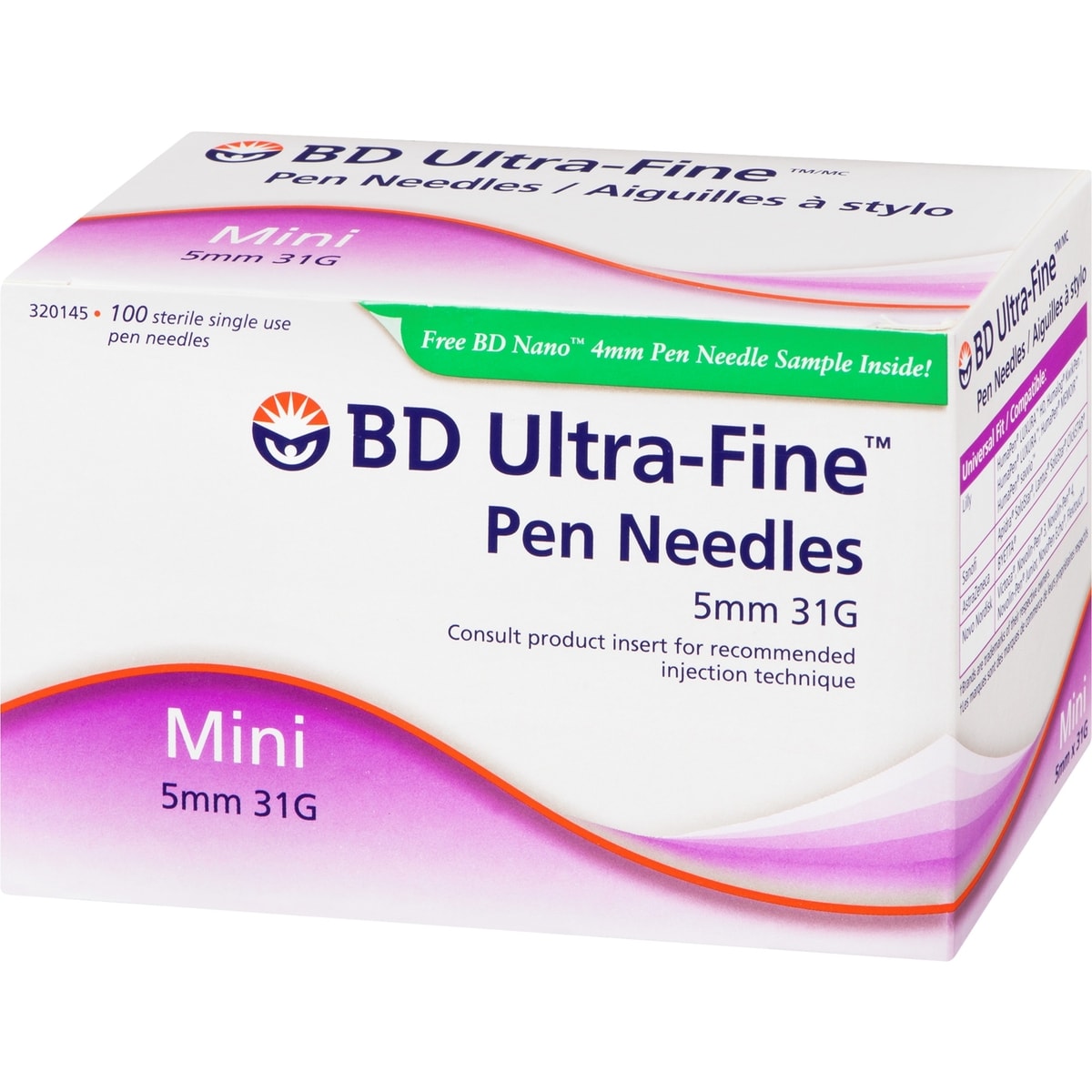 BD Ultra-Fine Aiguilles à Stylo 5mm
