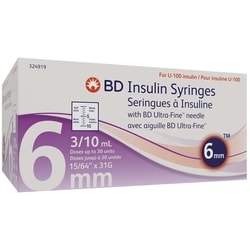 Ultra-Fine 0.3ML 31G 6MM Syringe 1