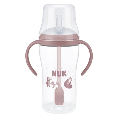 Bouteille d’apprentissage à paille Accord parfait, 8+ mois, 260&nbsp;ml, ours, 1&nbsp;pièce