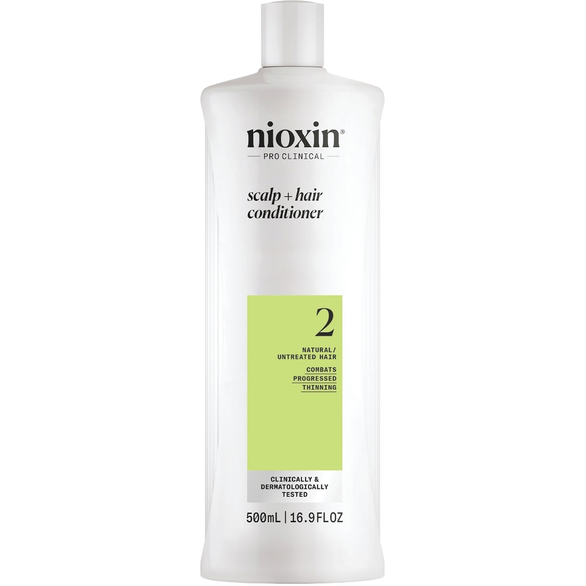 Nioxin System 2 Scalp + Hair Thickening Conditioner for Natural with Progressed Thinning, 1L