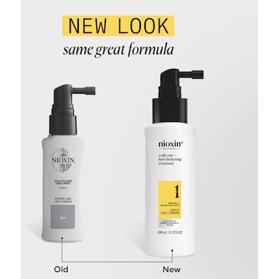 Nioxin System 1 Scalp + Hair Thickening Treatment - Serum for Natural Hair with Light Thinning, 100ml 2