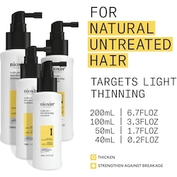 Nioxin System 1 Scalp  + Hair Thickening Treatment - Serum for Natural Hair with Light Thinning, 100ml 3
