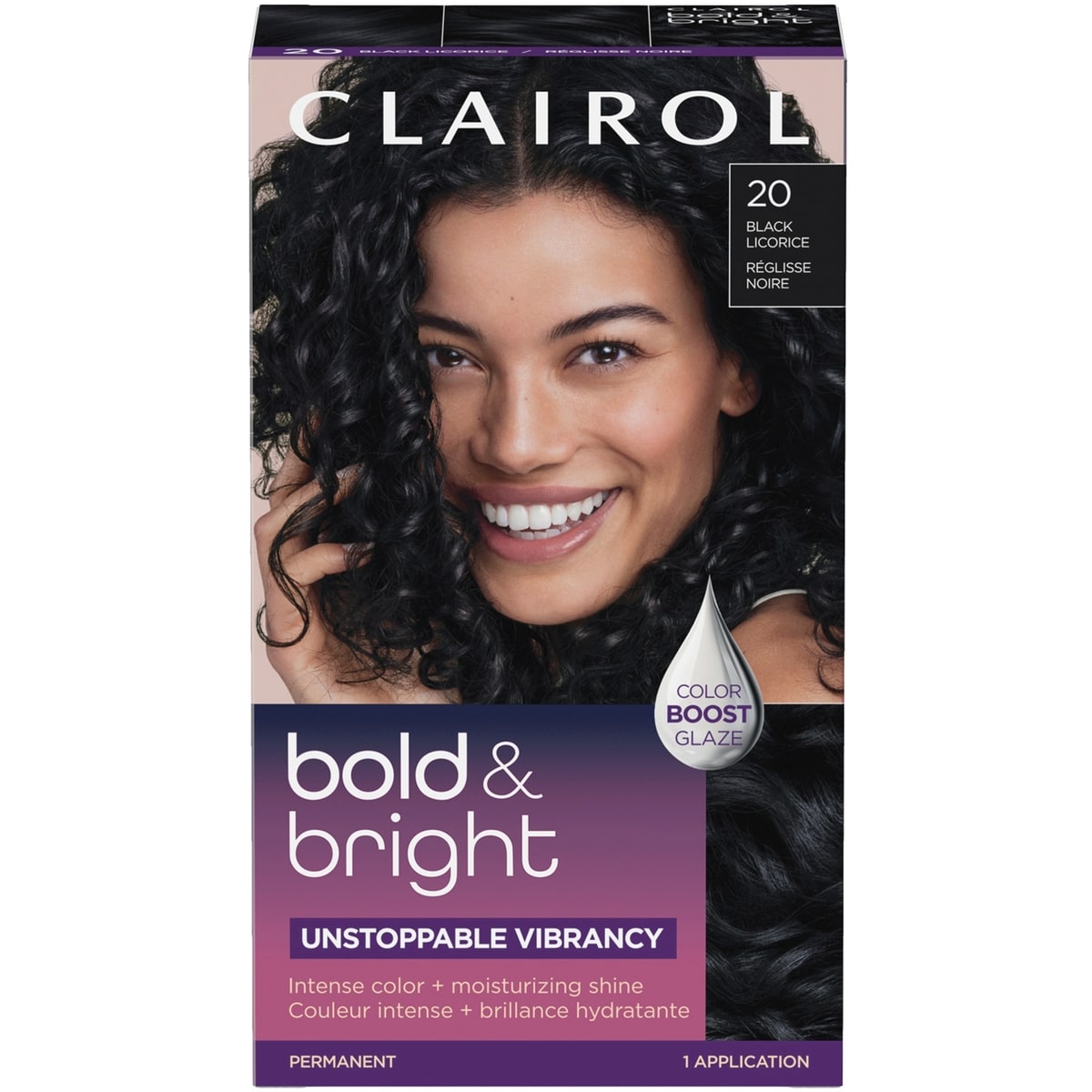 Coloration permanente Bold & Bright, Couleur intense + Brillance hydratante