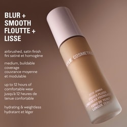 Power Plush Longwear Foundation with Niacinamide, 12-hour wear, lightweight, airbrushed natural finish 5