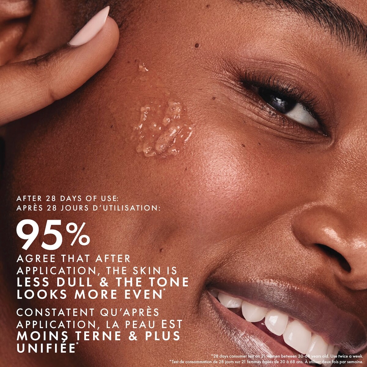 AHA + ENZYME Glow mask, à l'acide glycolique et lactique, exfolie les cellules mortes, unifie le teint et renforce la barrière cutanée