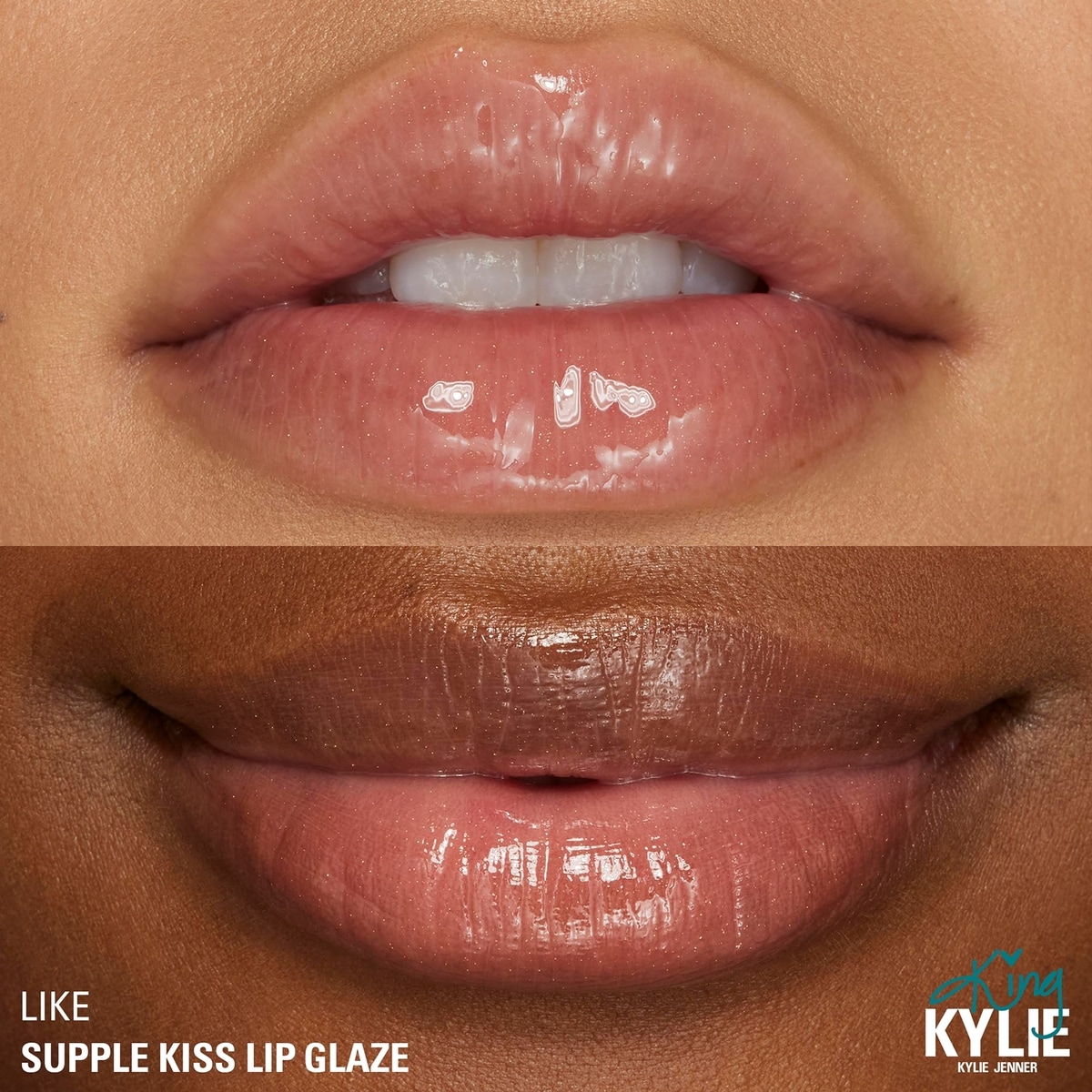 King Kylie Collection Supple Kiss Lip Glaze - She's Back Sheer Chrome