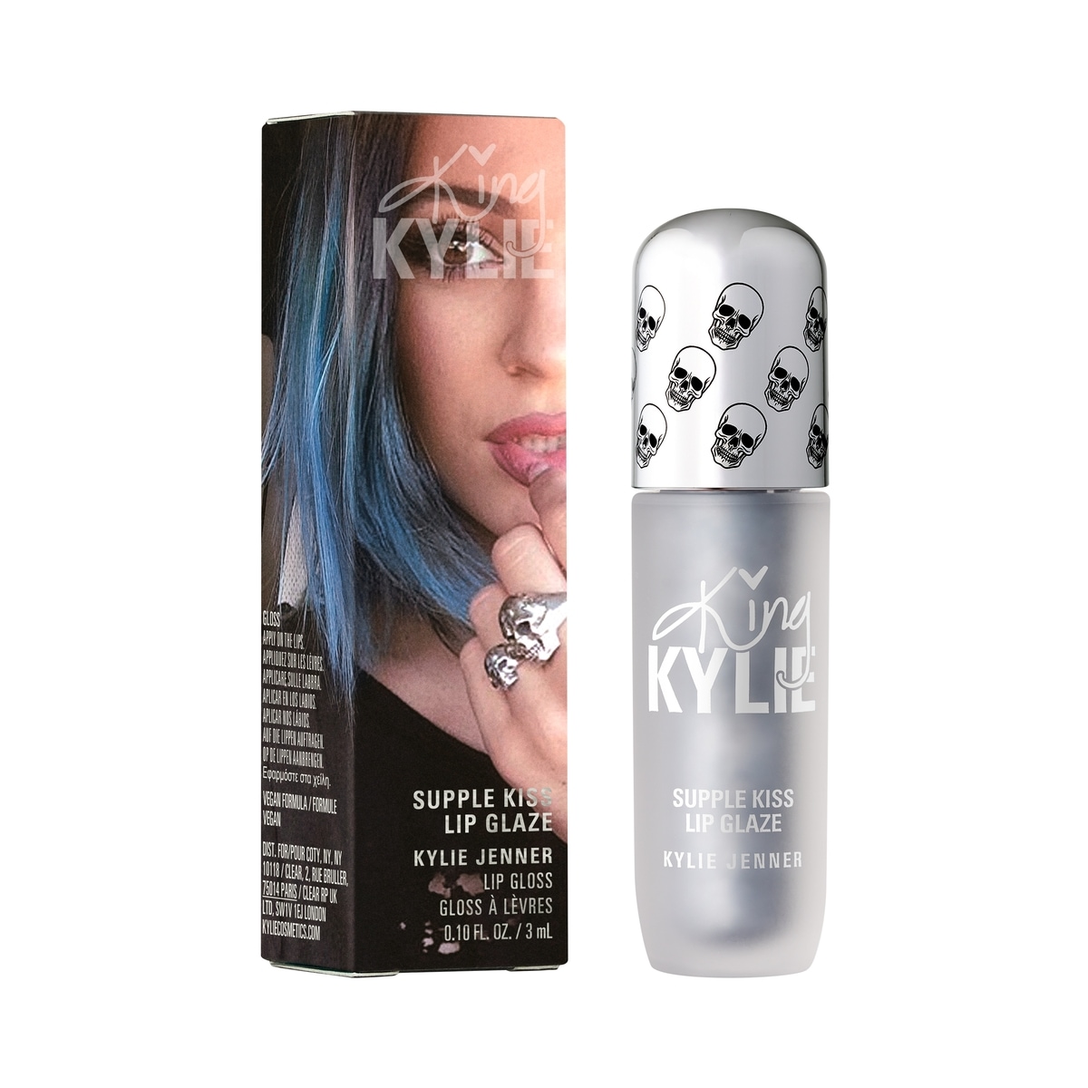 King Kylie Collection Supple Kiss Lip Glaze - She's Back Sheer Chrome