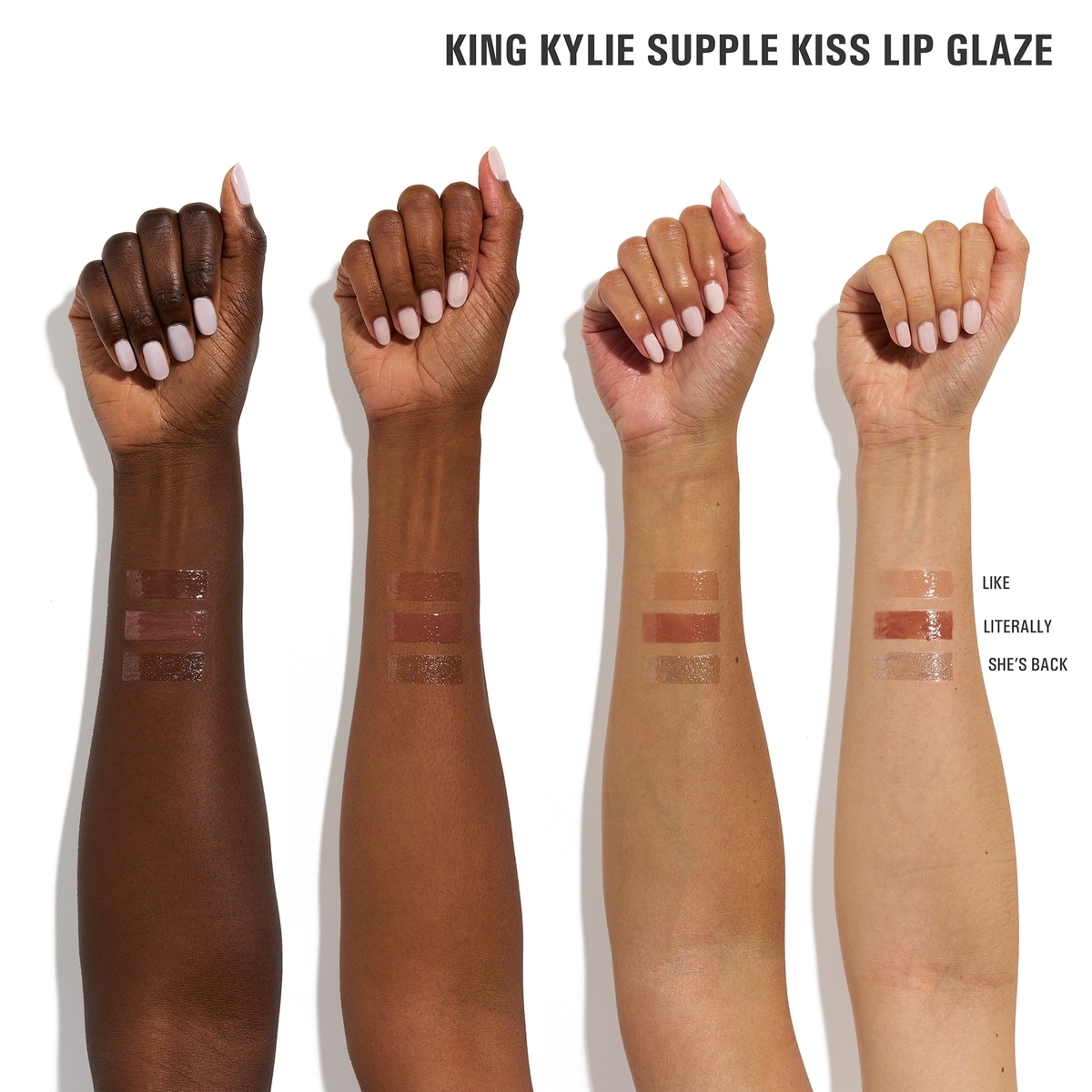 King Kylie Collection Supple Kiss Lip Glaze - Literally Warm Brown