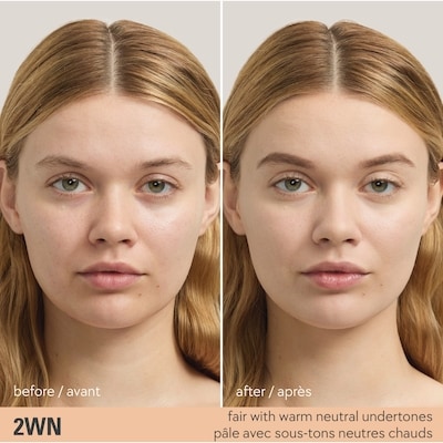 Natural Blur Powder Foundation, medium buildable blurred matte, 12-hour wear, breathable finish 4