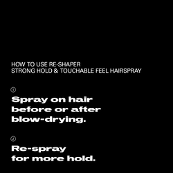 Professional Reshaper | Strong Hold & Touchable Feel Hairspray 3