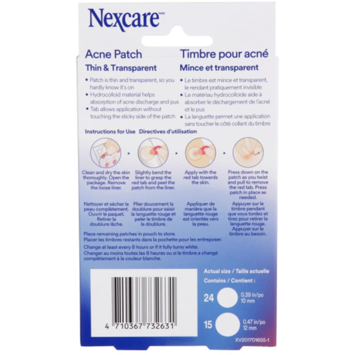 Thin and Transparent Acne Patch