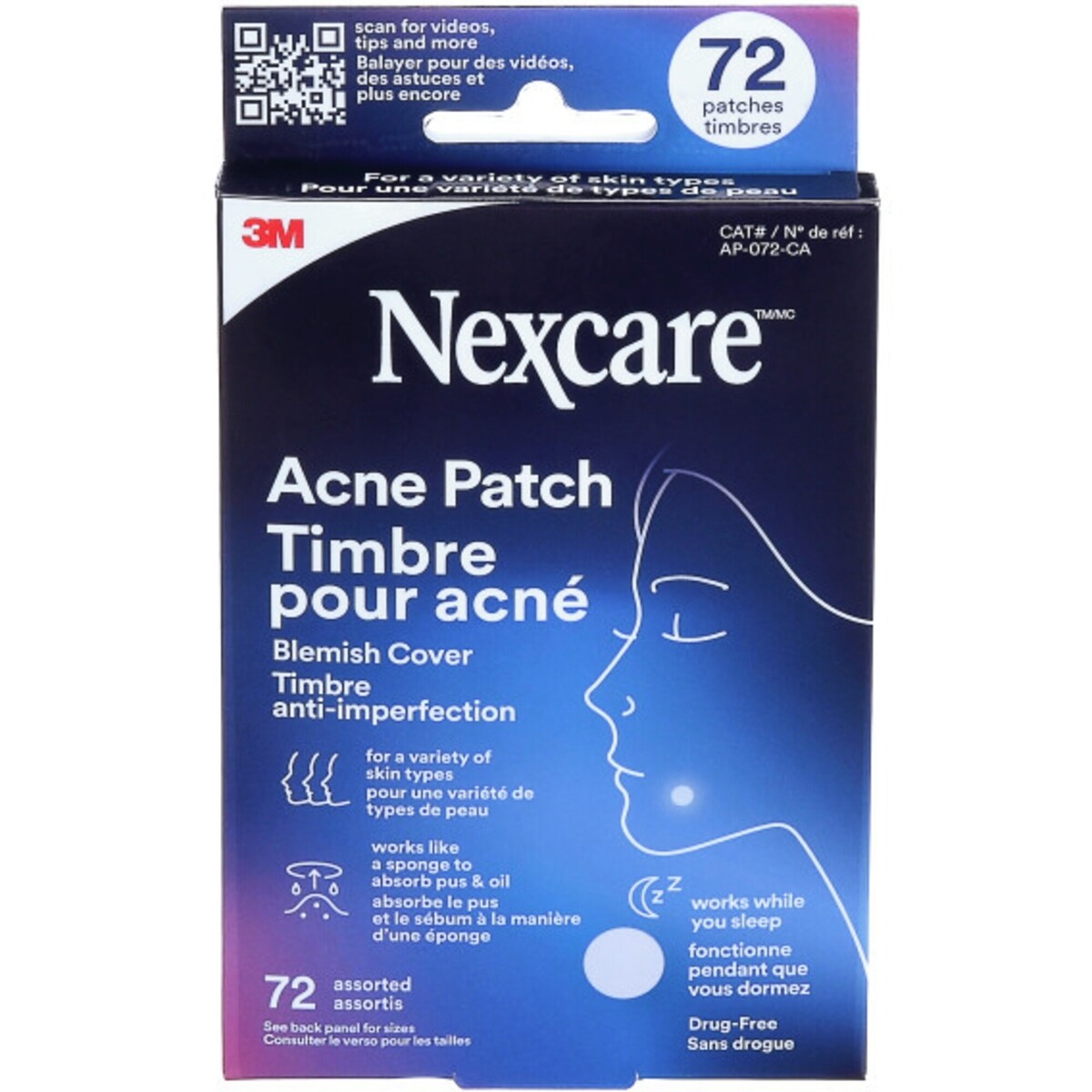 Timbre anti-imperfection pour acn