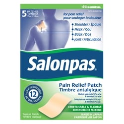 Salonpas 12 Hour Pain Relief Patch 1