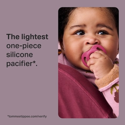 Ultra-light StayPut Pacifier, 0-6m, 2 Count, One-Piece Silicone Design 4