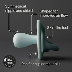 Ultra-light StayPut Pacifier, 0-6m, 2 Count, One-Piece Silicone Design 5
