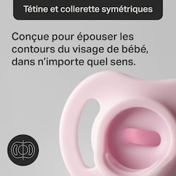 Sucette Tommee Tippee Ultra-légère StayPut, 18 à 36 mois, paquet de 2, conception monopièce en silicone 5