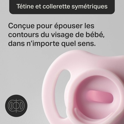 Sucette Tommee Tippee Ultra-légère StayPut, 18 à 36 mois, paquet de 2, conception monopièce en silicone 5