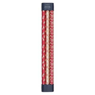 Red & Gold Foil Wrap Trio