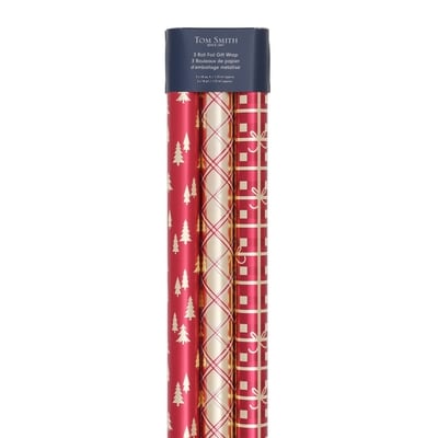 Red & Gold Foil Wrap Trio 2