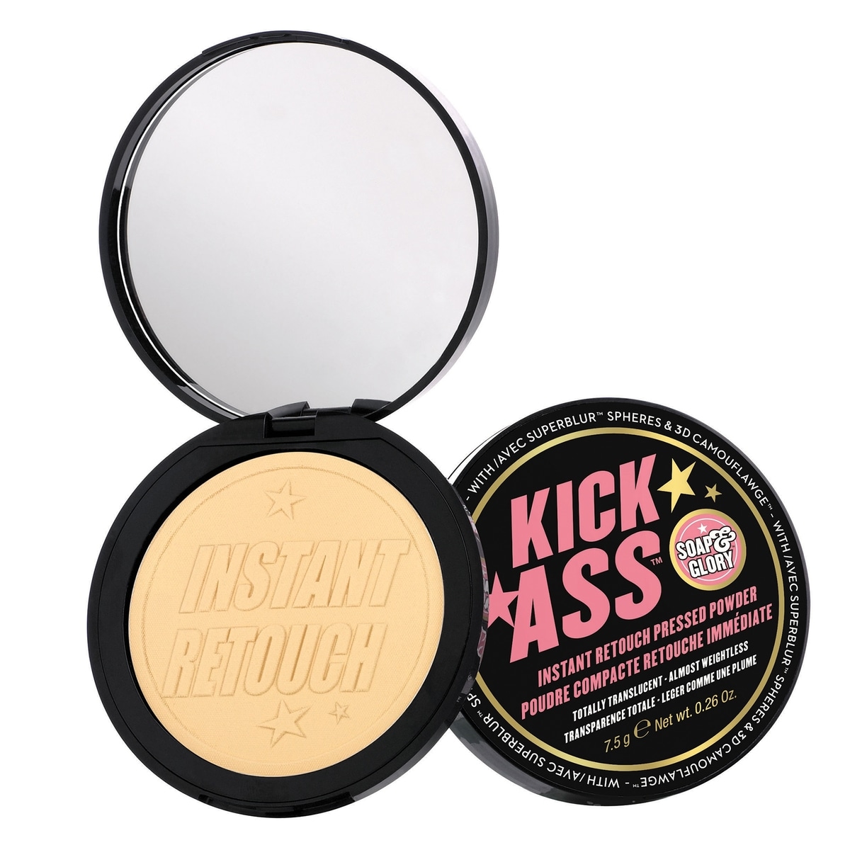 Poudre matifiante pressée Kick Ass Instant Retouch de Soap & Glory