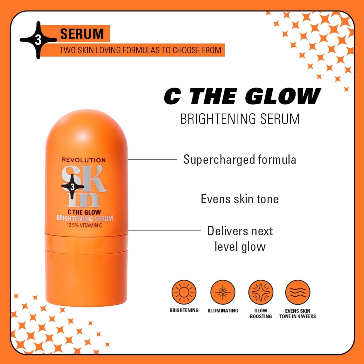 Skin C The Glow 12.5% Vitamin C Brightening Serum