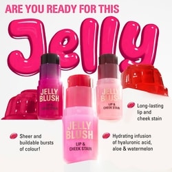 Jelly Blush Stick Lip And Cheek Stain Peach Orange 4