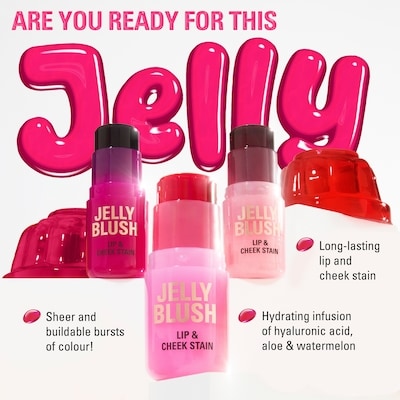 Jelly Blush Stick Lip And Cheek Stain Peach Orange 4
