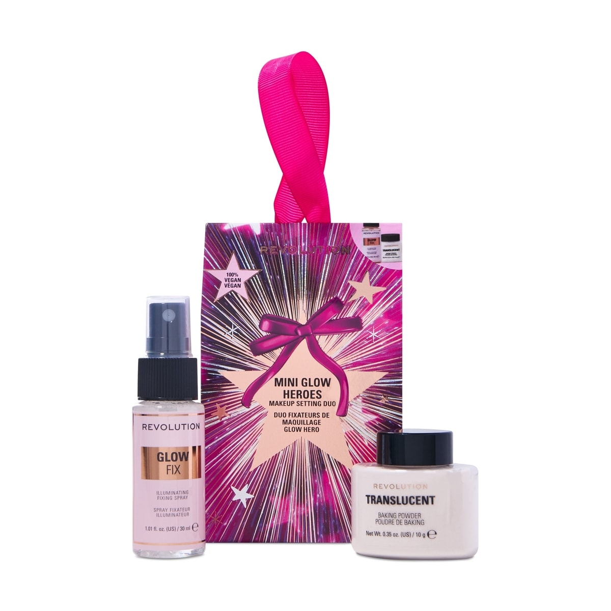Revolution Mini Glow Heroes Makeup Setting Duo