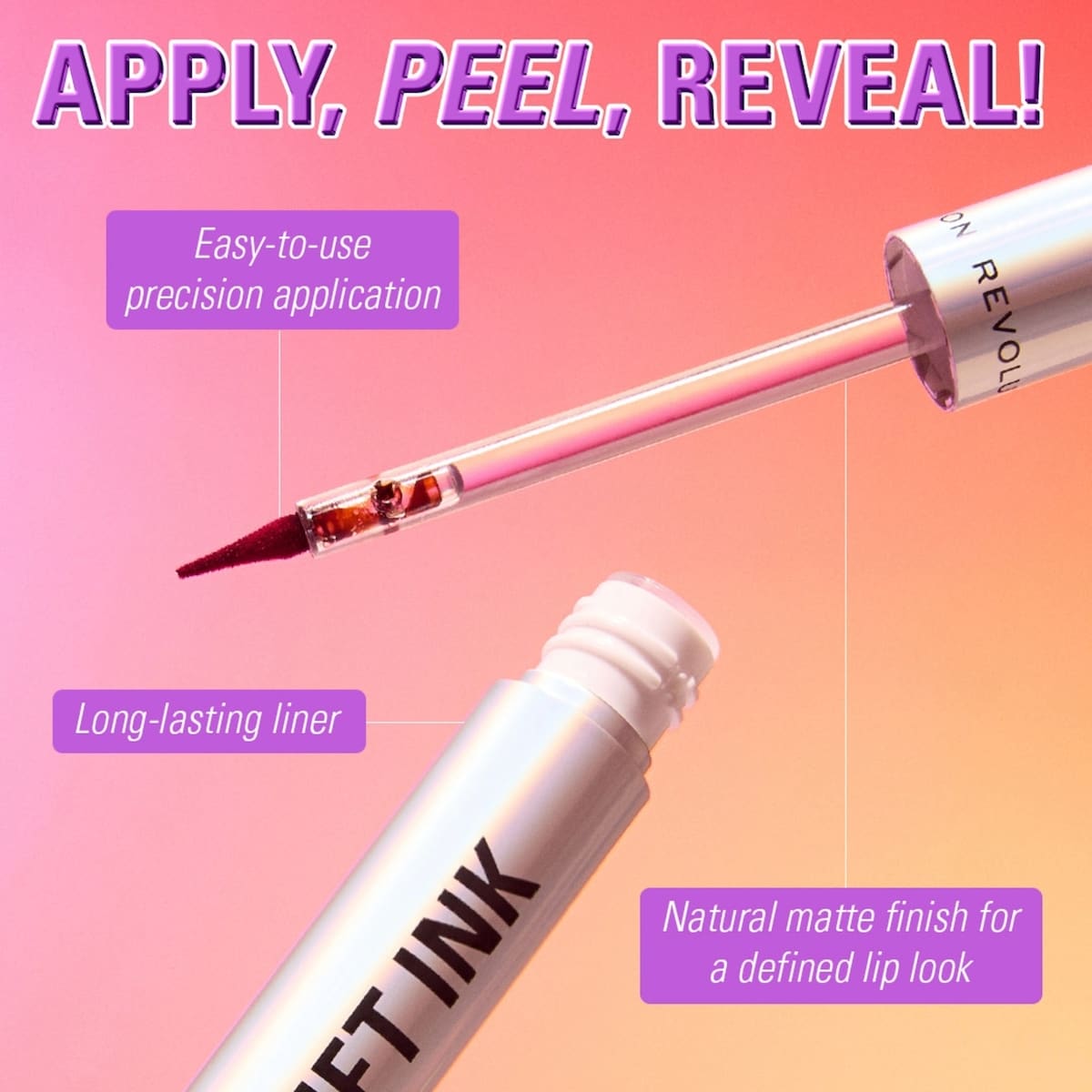 Lip Shift Ink Peel Off Lipliner Stain Nude Talk
