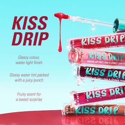 Kiss Drip Water Lip Tint Berry Splash 6
