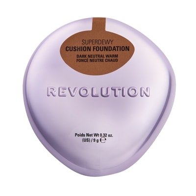 Fond de teint coussin Revolution Superdewy Foncé Neutre Chaud