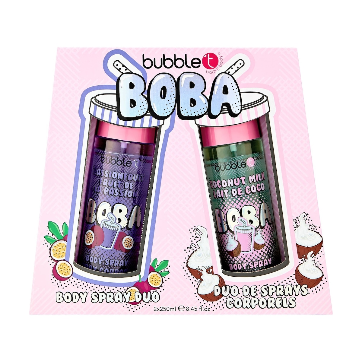 Boba 2pc Body Spray Set